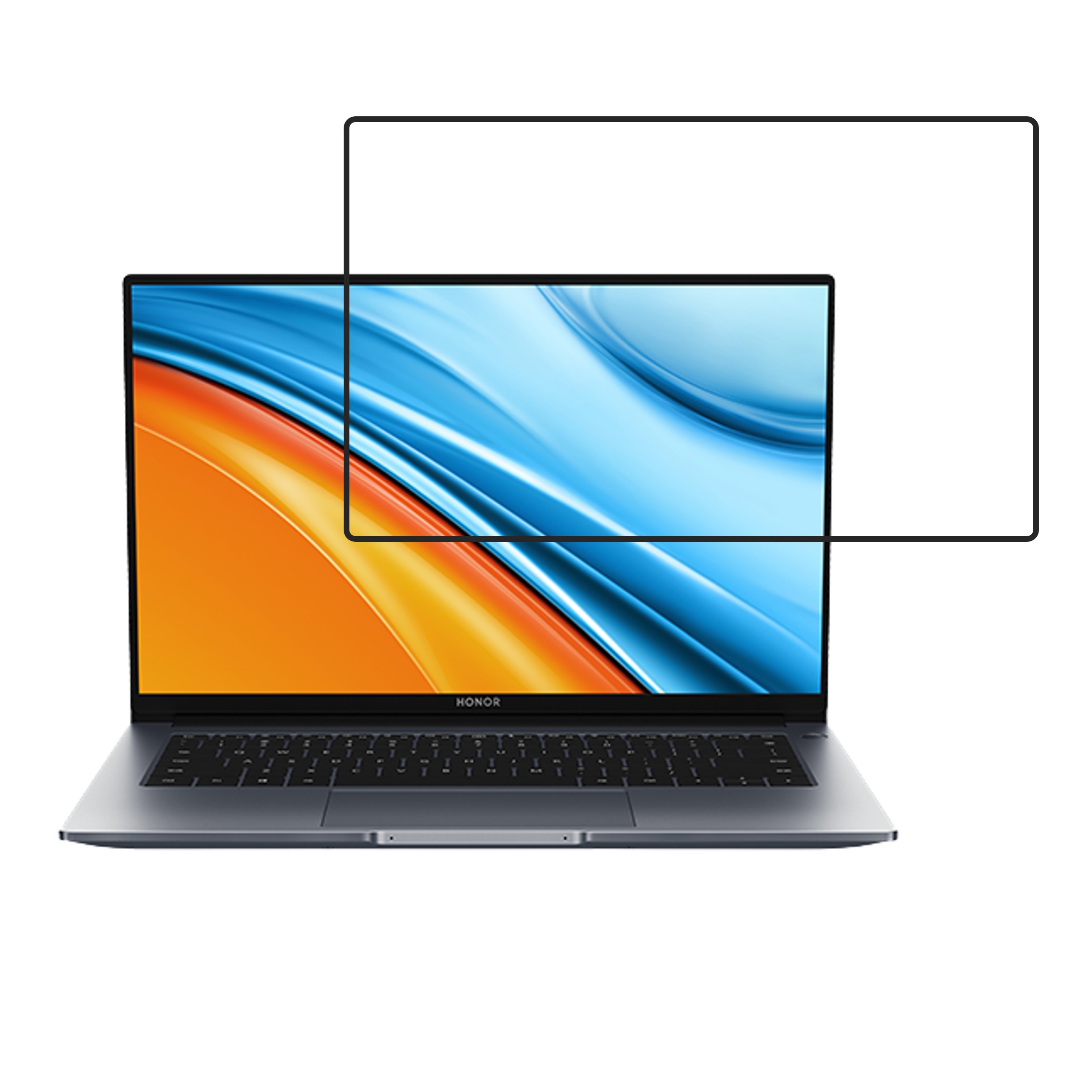 HONOR MagicBook 14 AMD 2021(35.5 Cm / 14 inch) Laptop Screen Protector 9H Protective Ultra Clear Unbreakable (Not a Tempered glass)